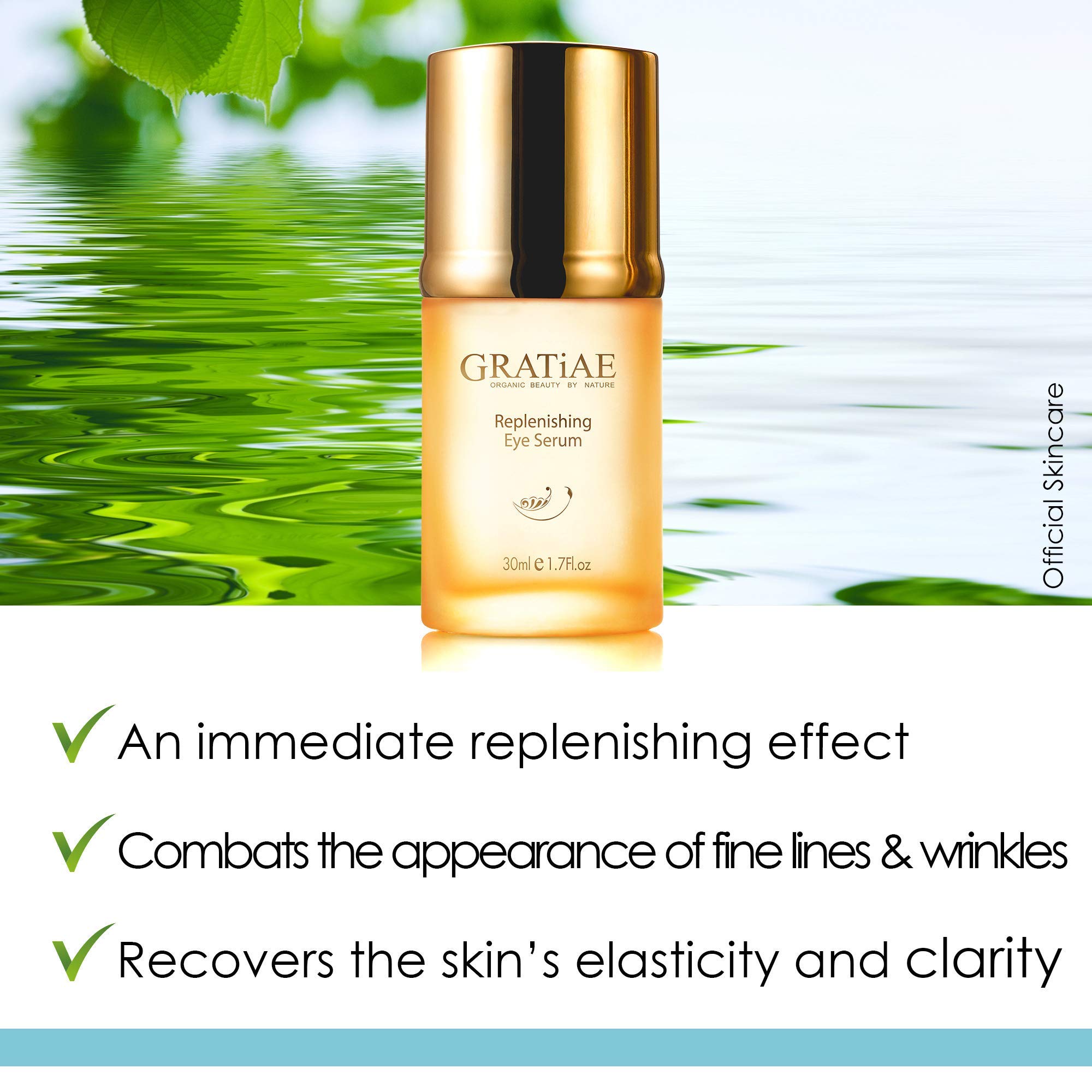 Amazon.com: Gratiae Organic Replenishing Eye Serum – Cosmetic Eye